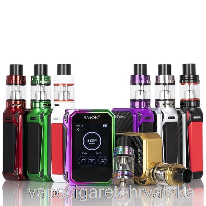 Vape Cigarete Smok G-priv 150w Touch Screen Starter Kit Zlatno Crna